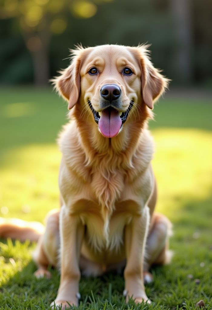 Photo of a golden retriever dog